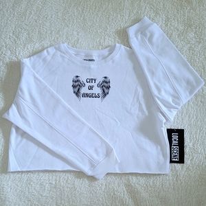 Local Scene "City of Angels"😇 Cropped Sweatshirt - NWT